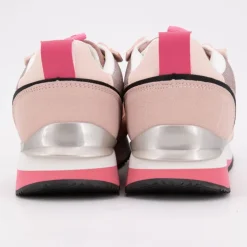 Baskets full rose semelle épaisse logo gold Femme US POLO