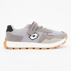 Baskets grey capri avec scratch semelle en gomme Enfant LOTTO