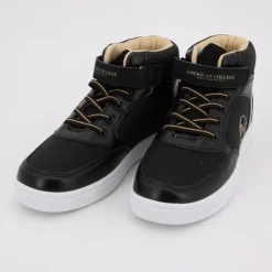 Baskets hautes à paillettes avec scratch Enfant AMERICAN COLLEGE