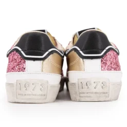 Baskets lane glitter g à pailettes roses Enfant PEPE JEANS
