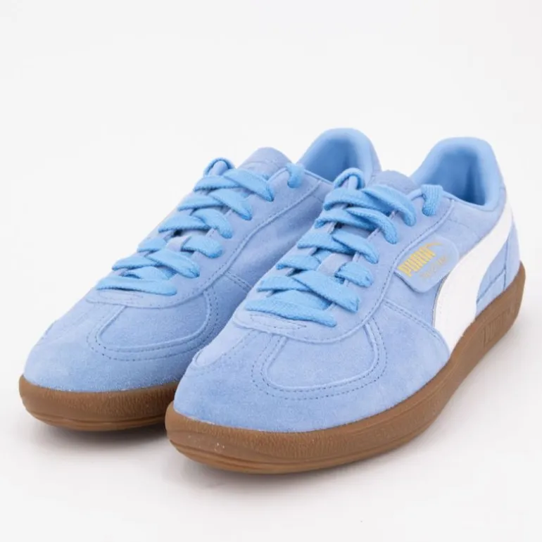 Baskets light blue white palermo cuir Homme PUMA