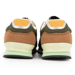 Baskets london class b lacets beiges semelle vert pastel Enfant PEPE JEANS