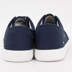 Baskets mediaval en toile avec lacets à rayures Homme US POLO