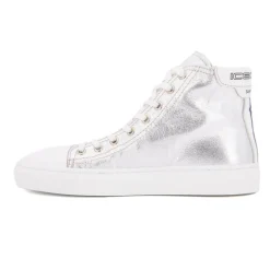 Baskets montantes argenté Femme ICECOOL SAINT TROPEZ
