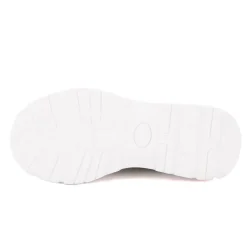 Baskets montantes cuir semelle épaisse blanc Femme ICECOOL SAINT TROPEZ