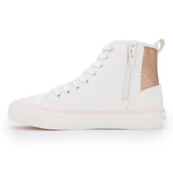 Baskets montantes ottis young g à sequins gold rose Enfant PEPE JEANS