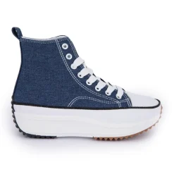 Baskets montantes Run Star Hike Plateform toile bayane Femme MANOUKIAN