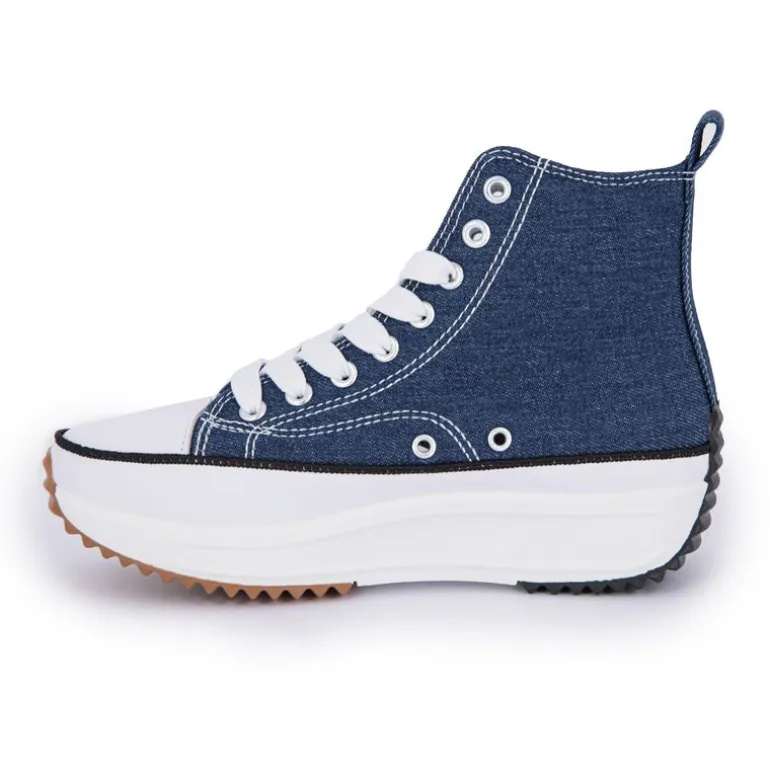 Baskets montantes Run Star Hike Plateform toile bayane Femme MANOUKIAN