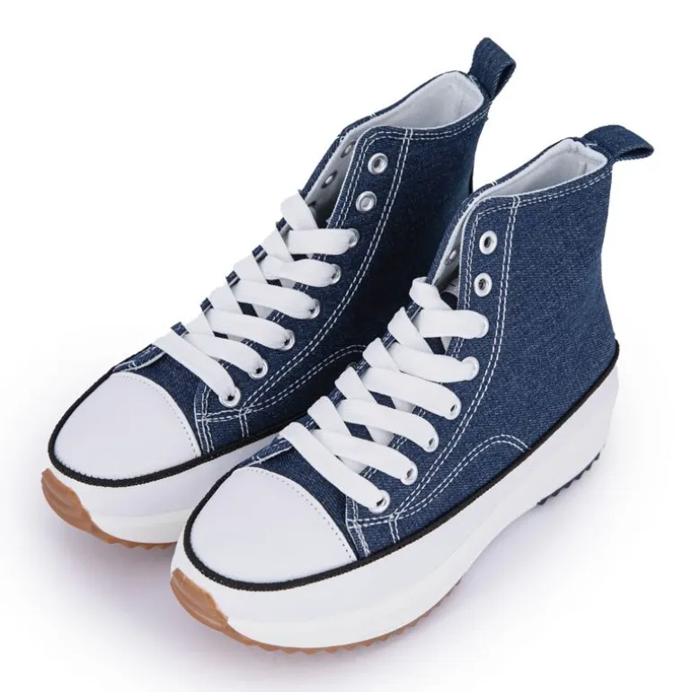 Baskets montantes Run Star Hike Plateform toile bayane Femme MANOUKIAN