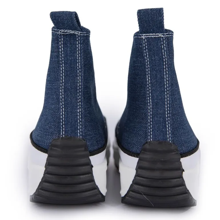 Baskets montantes Run Star Hike Plateform toile bayane Femme MANOUKIAN