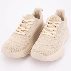 Baskets noires à lacets semelle plateforme épaisse Femme KELARA