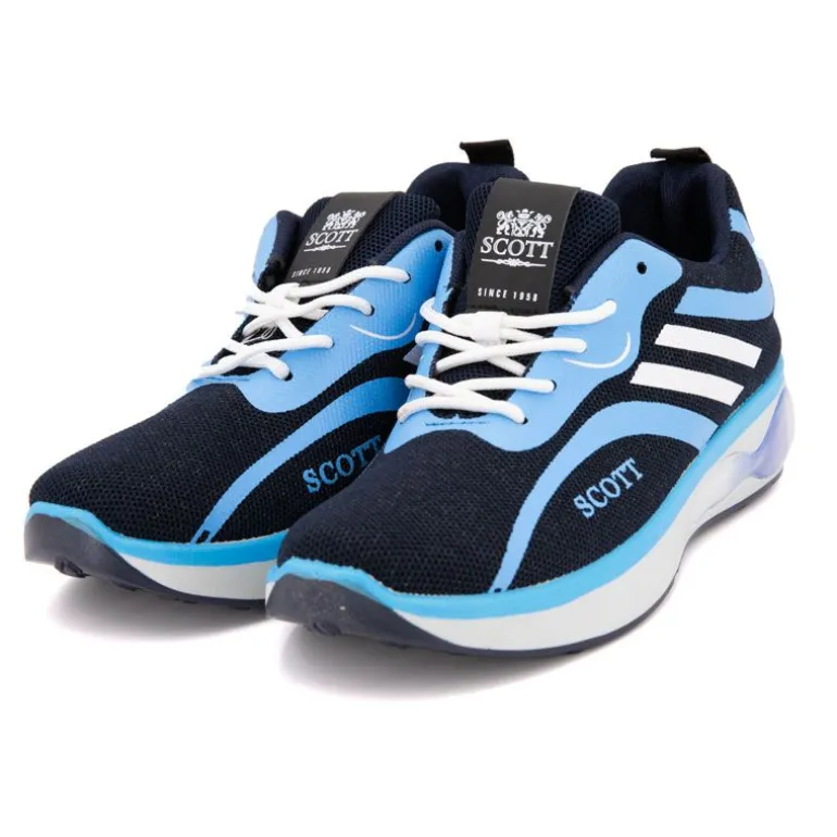 Baskets noires à motifs blancs Homme SCOTT