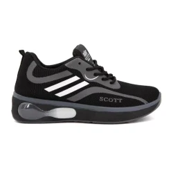 Baskets noires à motifs blancs Homme SCOTT