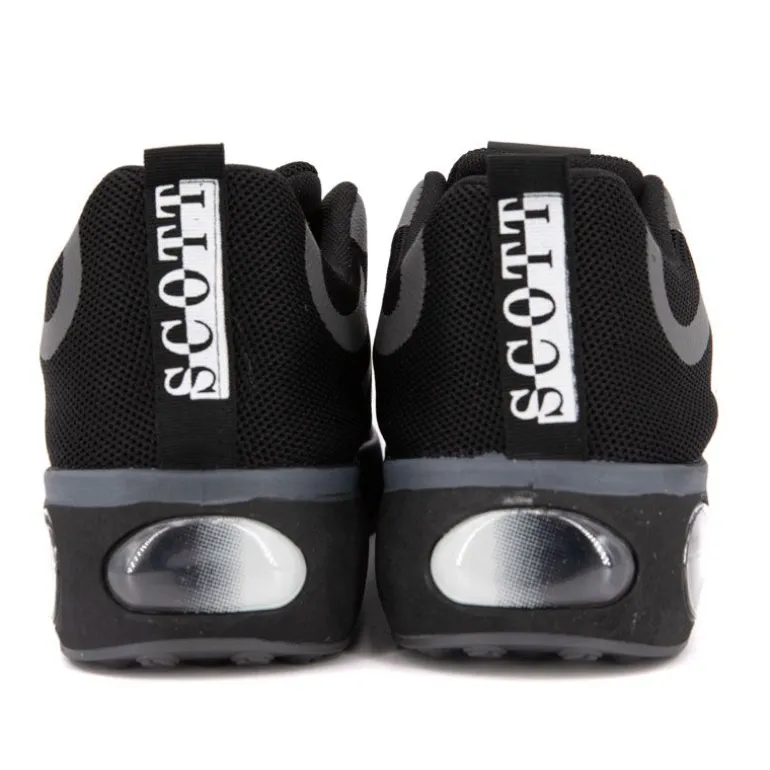 Baskets noires à motifs blancs Homme SCOTT