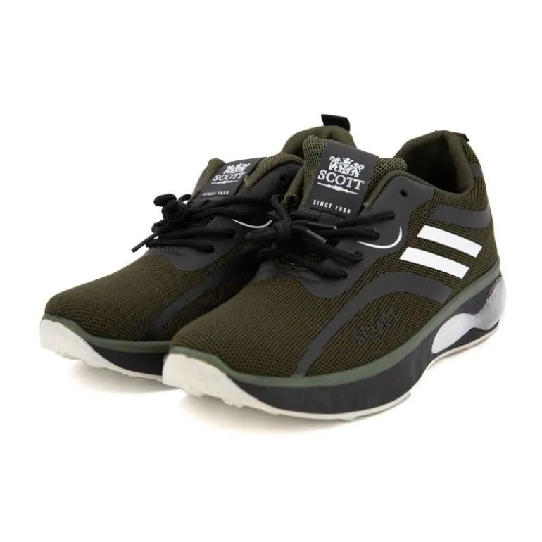 Baskets noires à motifs blancs Homme SCOTT