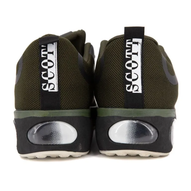 Baskets noires à motifs blancs Homme SCOTT