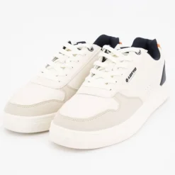 Baskets noires détail coloré à lacets Homme LOTTO