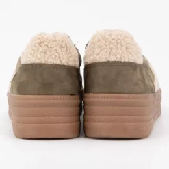 Baskets plateforme crantée motif étoile moutonné Femme TOM TAILOR