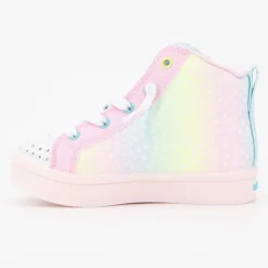 Baskets rainbow pailettes à strass avec zip Enfant SKECHERS