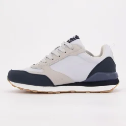 Baskets rétro twenty gris lacets gris Homme LOTTO