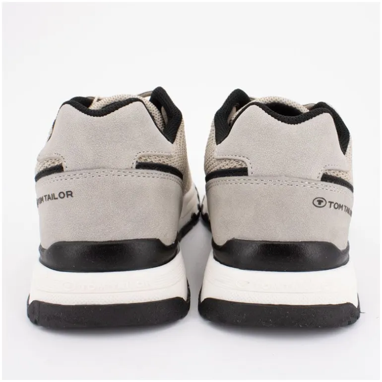 Baskets sable en tissu avec lacets Homme TOM TAILOR