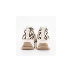 Baskets semelle épaisse imprimé léopard à lacets Femme TOM TAILOR