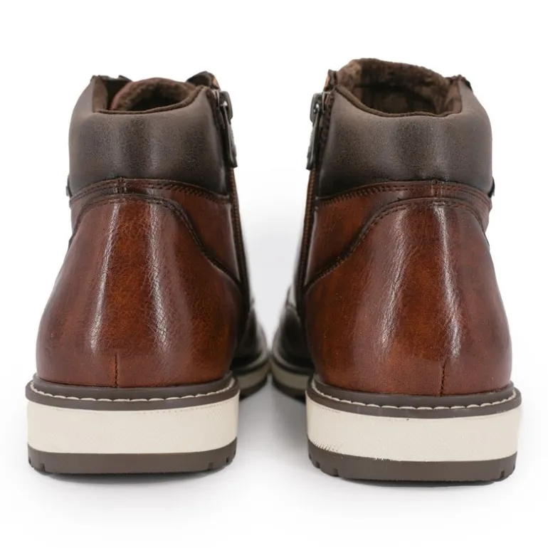 Baskets Simili Cognac Homme TOM TAILOR