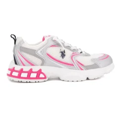 Baskets streetwear tissu avec touches de couleur Enfant US POLO