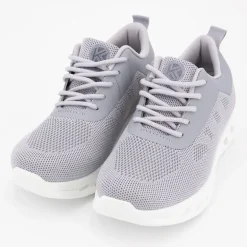 Baskets toile à lacets bi color semelle à motif Femme KELARA