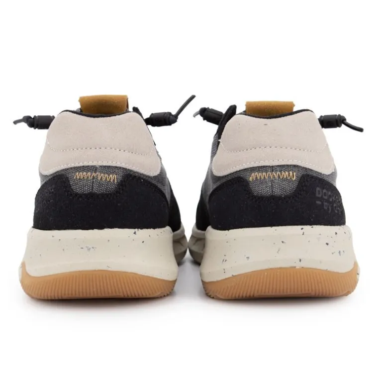 Baskets toile à lacets semelle tachetée Homme DOCKERS BY GERLI