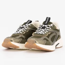 Baskets toile à lacets semelle blanche Femme LE TEMPS DES CERISES