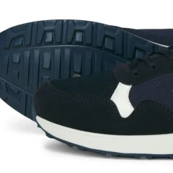 Baskets toile beech à lacets semelle blanche crantée Homme JACK & JONES