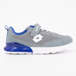 Baskets toile blue novara semelle bleu électrique Enfant LOTTO