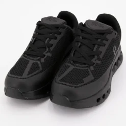 Baskets toile couleur unie avec lacets Femme AMERICAN COLLEGE