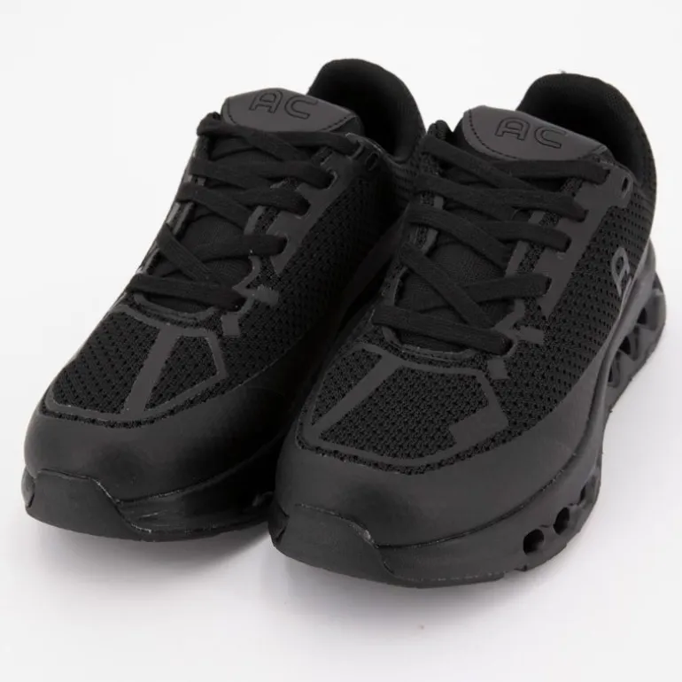 Baskets toile couleur unie avec lacets Femme AMERICAN COLLEGE