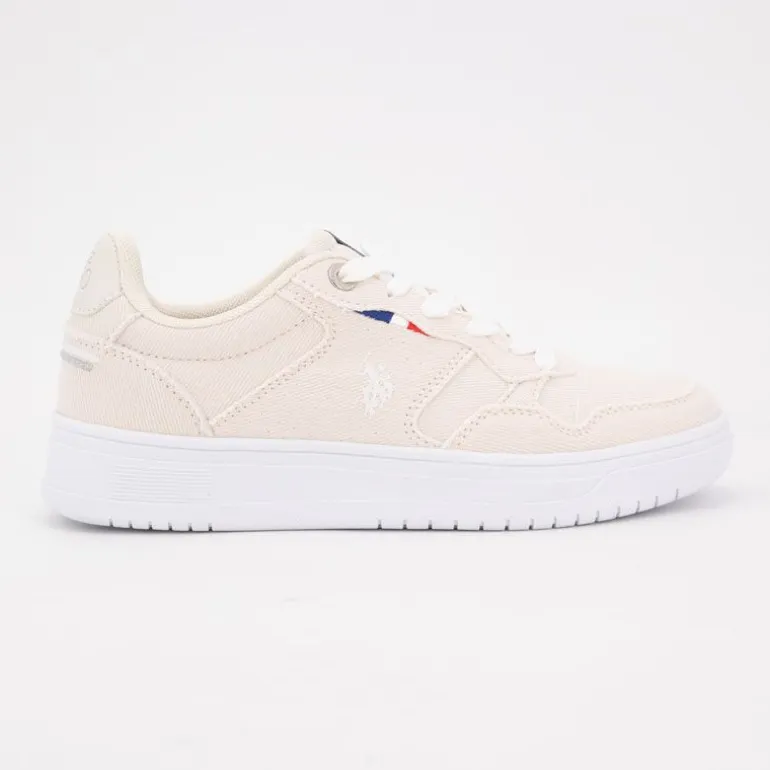 Baskets toile kosmo semelle blanche Femme US POLO