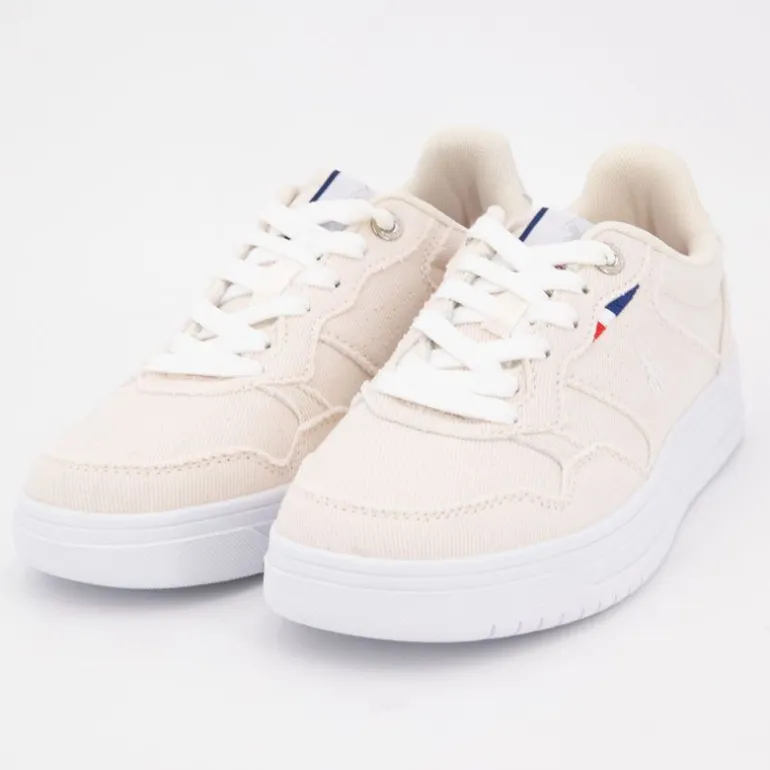 Baskets toile kosmo semelle blanche Femme US POLO