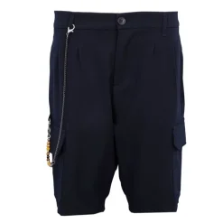 Bermuda cargo avec chaine à perles midnight blue Homme IMPERIAL