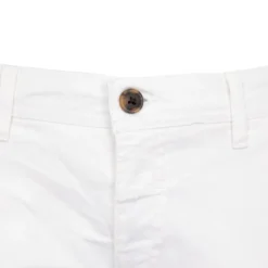 Bermuda chino blanc Bary avec revers Homme PANAME BROTHERS