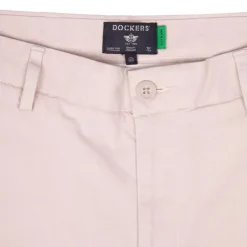 Bermuda chino coton lin beige Homme DOCKERS