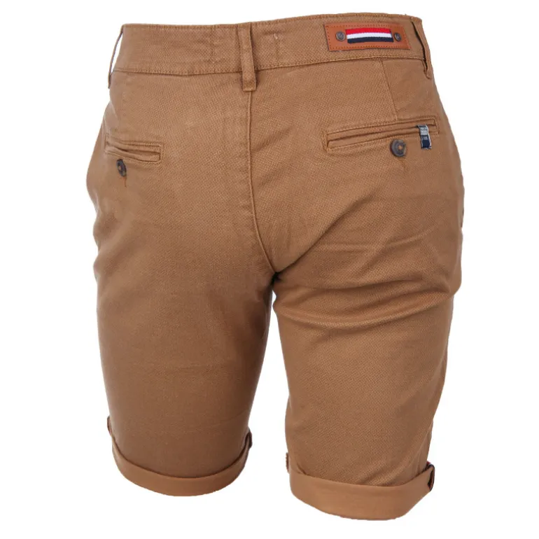 Bermuda chino coton stretch armuré Varen Homme BLAGGIO