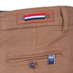 Bermuda chino coton stretch armuré Varen Homme BLAGGIO