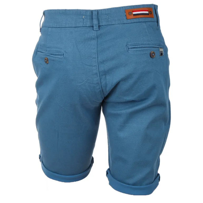 Bermuda chino coton stretch armuré Varen Homme BLAGGIO