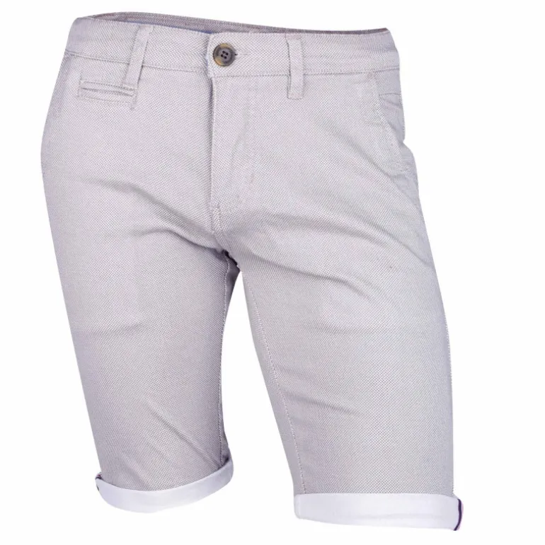 Bermuda chino coton stretch armuré Varen Homme BLAGGIO