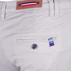 Bermuda chino coton stretch armuré Varen Homme BLAGGIO