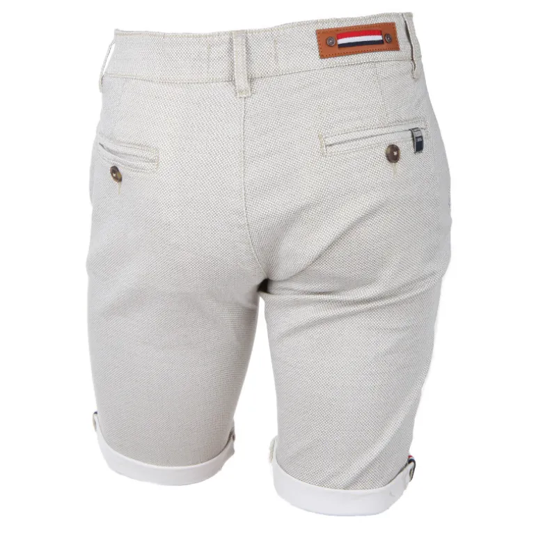 Bermuda chino coton stretch armuré Varen Homme BLAGGIO