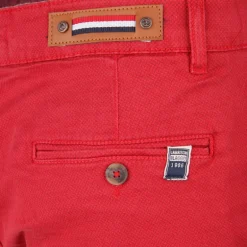 Bermuda chino coton stretch armuré Varen Homme BLAGGIO