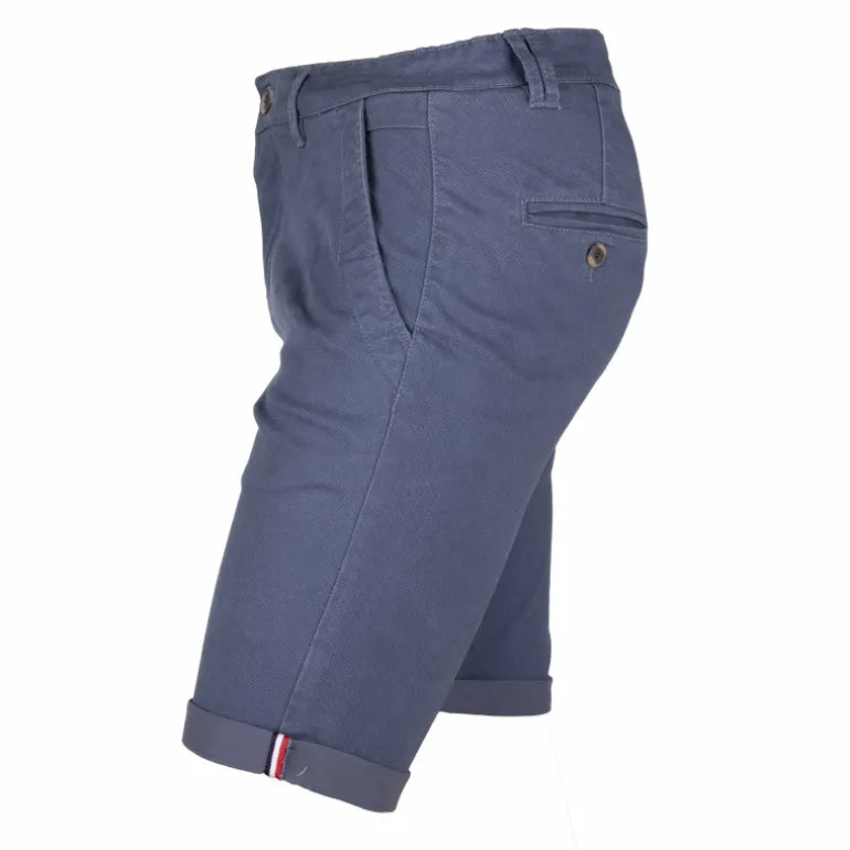 Bermuda chino coton stretch armuré Varen Homme BLAGGIO