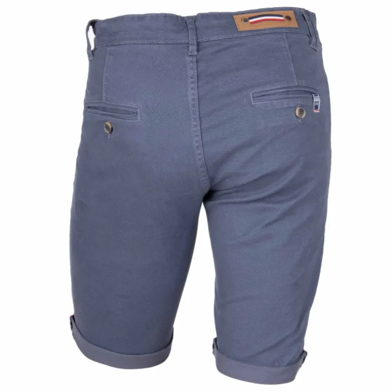 Bermuda chino coton stretch armuré Varen Homme BLAGGIO