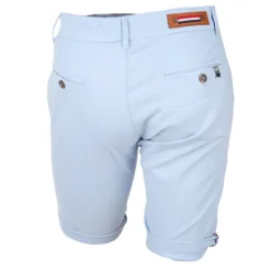 Bermuda chino venili coton stretch popeline revers gansé bouton Homme BLAGGIO